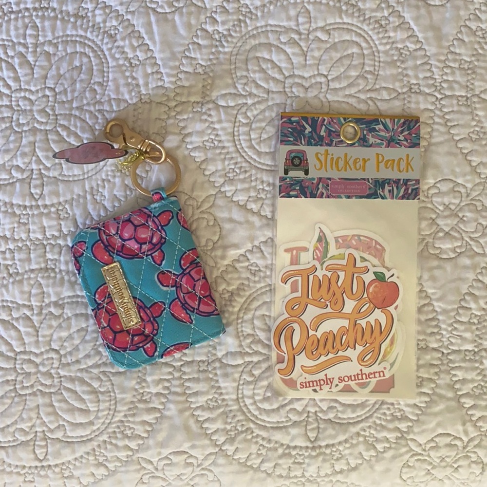 Simply Southern Small Wallet and Sticker Pack